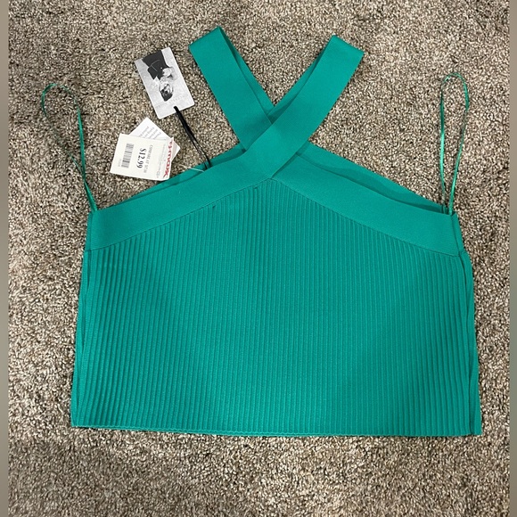Green TJ Maxx halter top - size Large - Picture 2 of 4